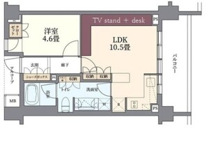 八幡山駅 徒歩4分 4階の物件間取画像